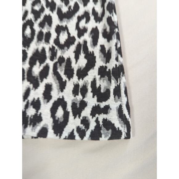 Talbots Petite 2P Leopard Print Skirt A-Line Animal Pattern Career Casual - Picture 4 of 10